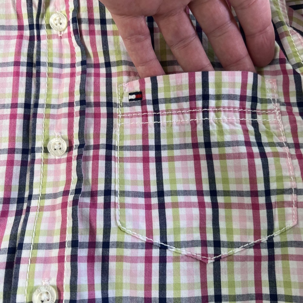 TOMMY HILFIGER CREW CUTS Dress Shirts Boys Size 7 Button Down Long Sleeve SPRING - Picture 7 of 8